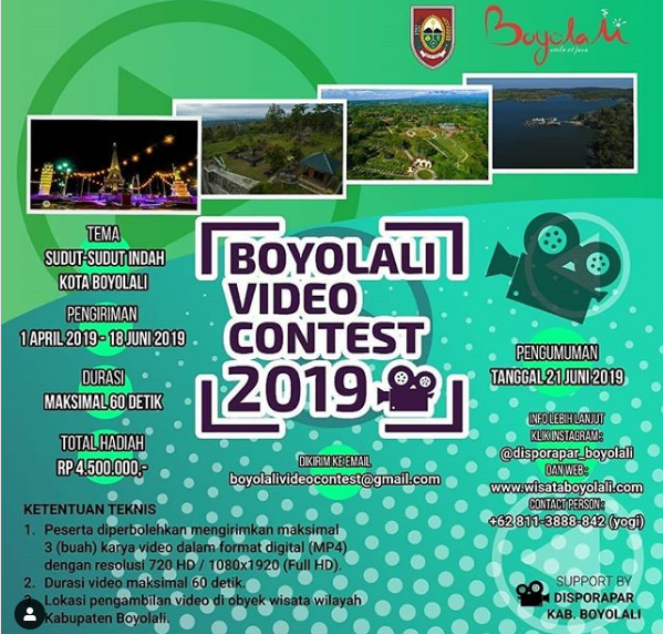 EVENT BOYOLALI - BOYOLALI VIDEO CONTEST